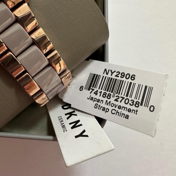 (New) DKNY Nolita Women\'s Two Tone Stainless Steel Watch Rose-Grey main image 5